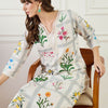 Indyancart IE Printed Linen Tunic With Trousers Co-Ords