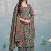 Dhiyona VA Women's Floral Printed Regular Kurta with Trousers & With Dupatta