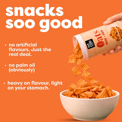 Nocap foods Zero Guilt Healthy Chips - Oats Peri Peri