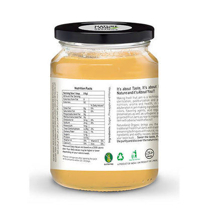 Nature Land Organics Pineapple Jam - Indyancart