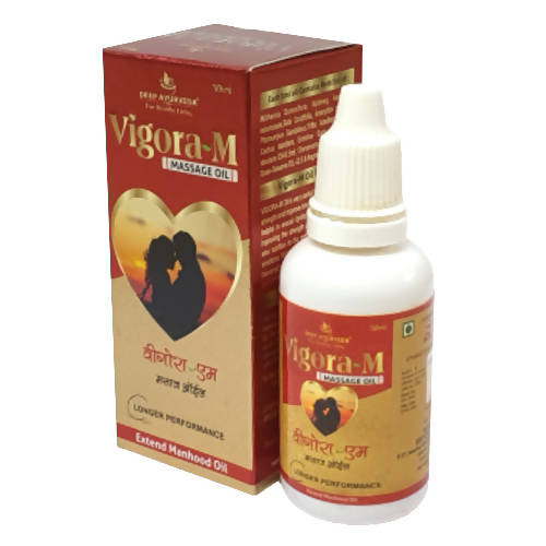 Deep Ayurveda Vigora-M Massage Oil for Men - Indyancart