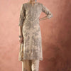 Dhiyona IE Women Ethnic Motifs Printed Regular Sequinned Kurta with Trousers