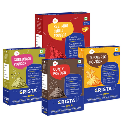 Crista Spices Daily Ground Spices (Masala) Combo Pack - 2