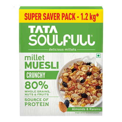 Tata Soulfull Millet Muesli Crunchy Breakfast Cereals