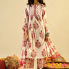 Women's Ethnic Motifs Embroidered Anarkali Pure Cotton Kurta with Palazzos & With Dupatta