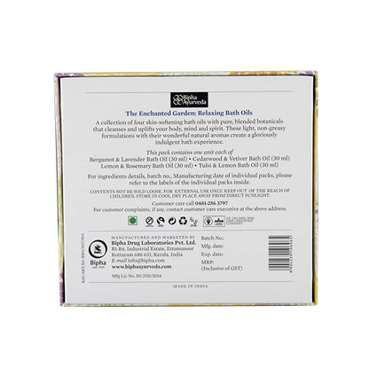 Bipha Ayurveda The Enchanted Garden Bath Oil Combo