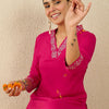 Dhiyona IE V-Neck Tunic With Trouser