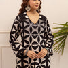Dhiyona IE Printed V-Neck Long Sleeve Tunic With Trouser Co-Ords