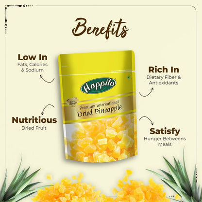 Happilo Premium International Dried Pineapple