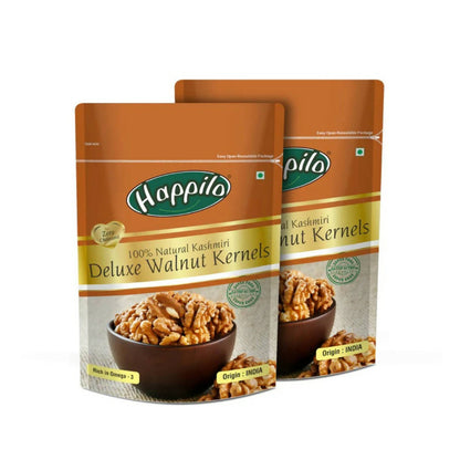 Happilo 100% Natural Deluxe Kashmiri Walnut Kernels