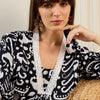 Dhiyona IE Abstract Printed Pleated A-Line Kurta