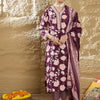Dhiyona IE Women Floral Printed Regular Pure Cotton Kurta with Trousers & Dupatta
