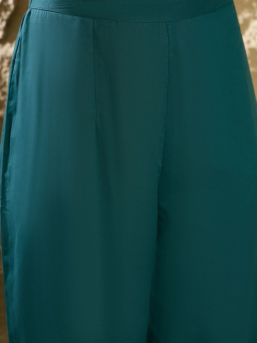 Dhiyona IE Women Floral Printed Regular Pure Cotton Kurta with Trousers & With Dupatta