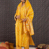 Dhiyona IE Women Ethnic Motifs Printed Regular Chanderi Silk Kurta with Trousers & With Dupatta