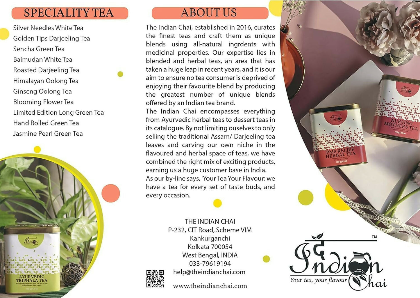The Indian Chai – Organic Spearmint Tea 30 Pyramid Tea Bags