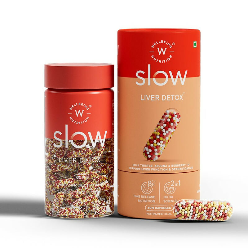 Wellbeing Nutrition Slow Liver Detox Capsules