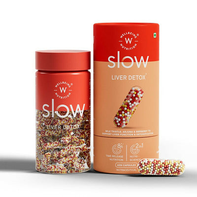 Wellbeing Nutrition Slow Liver Detox Capsules