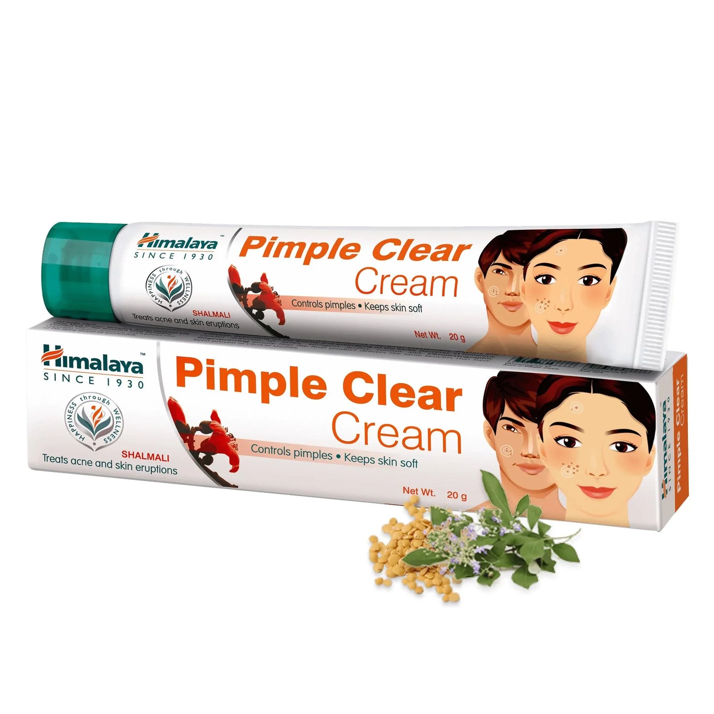 Himalaya Wellness Pimple Clear Cream (20 gm) - Indyancart