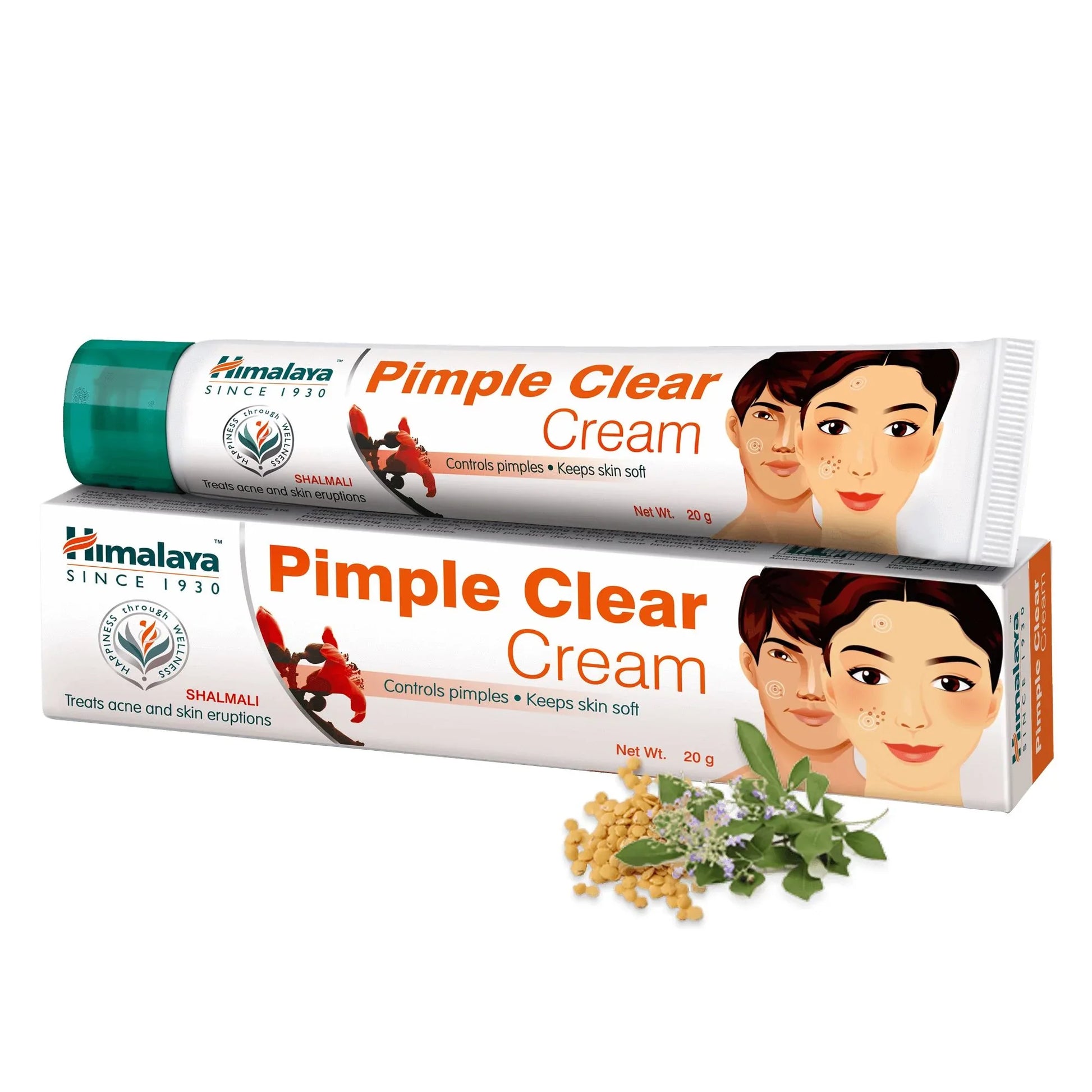 Himalaya Wellness Pimple Clear Cream (20 gm) - Indyancart