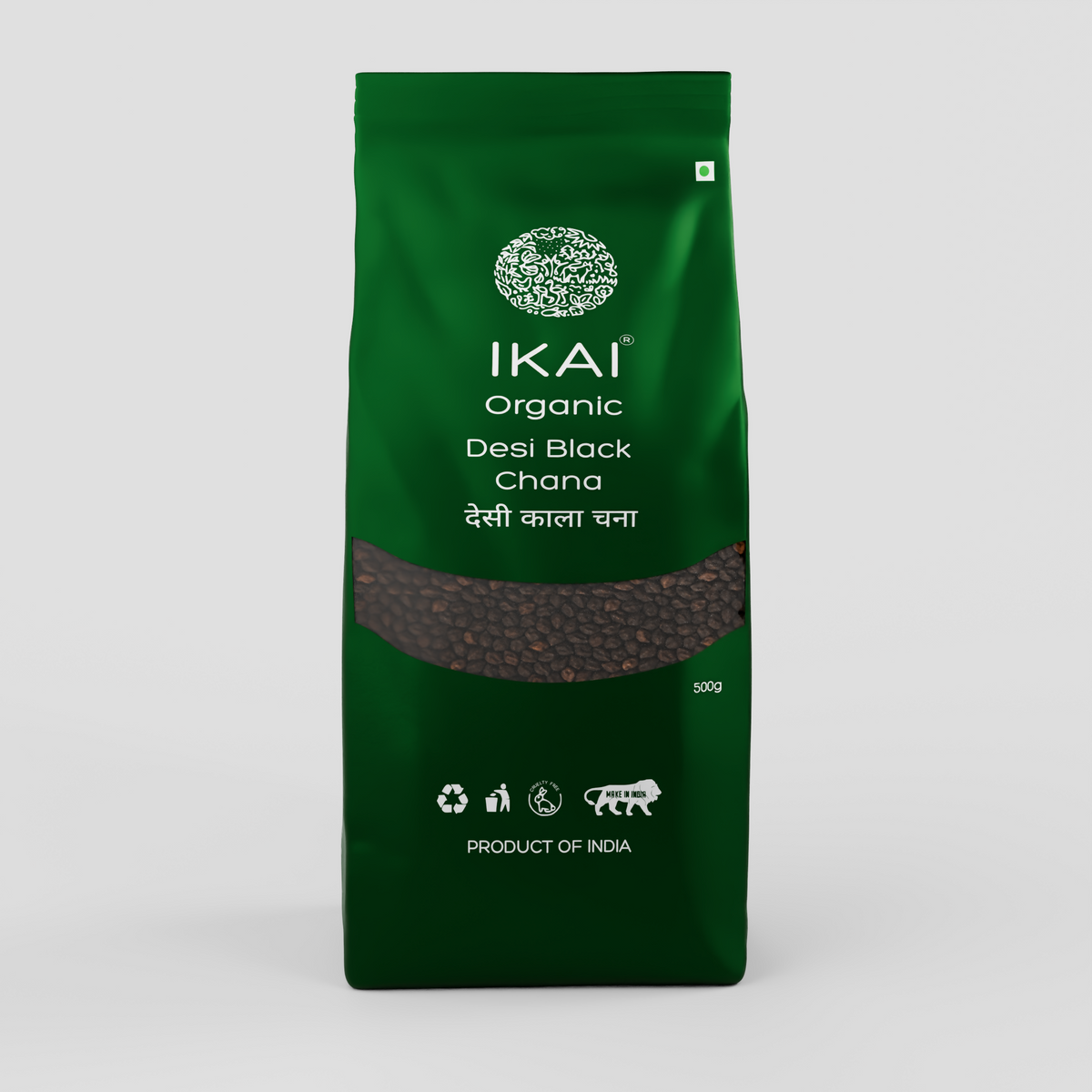 IKAI Organic Desi Black Chana (Bengal Gram)