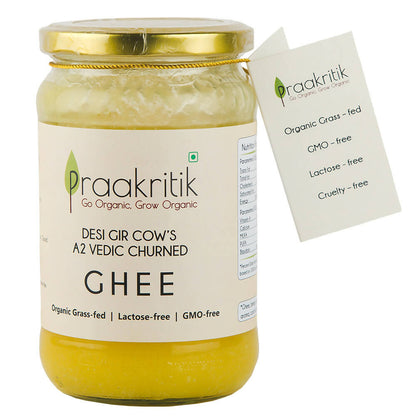 Praakritik Natural Desi Gir Cow A2 Ghee - Indyancart
