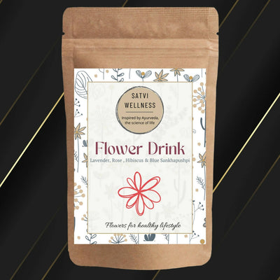 Satvi Wellness Mix Flower Drink | Mixed Flower Tea | Herbal Tea