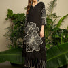 Dhiyona IE Women Floral Printed Thread Work Kurta with Palazzos