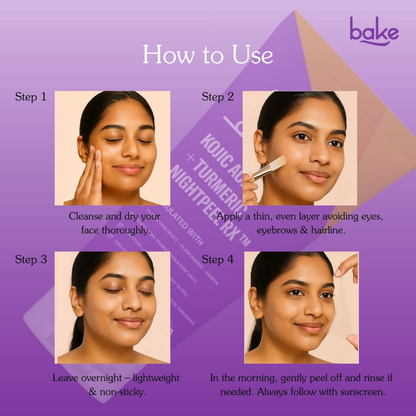Bake Kojic Acid + Turmeric NightPeel Rx Mask