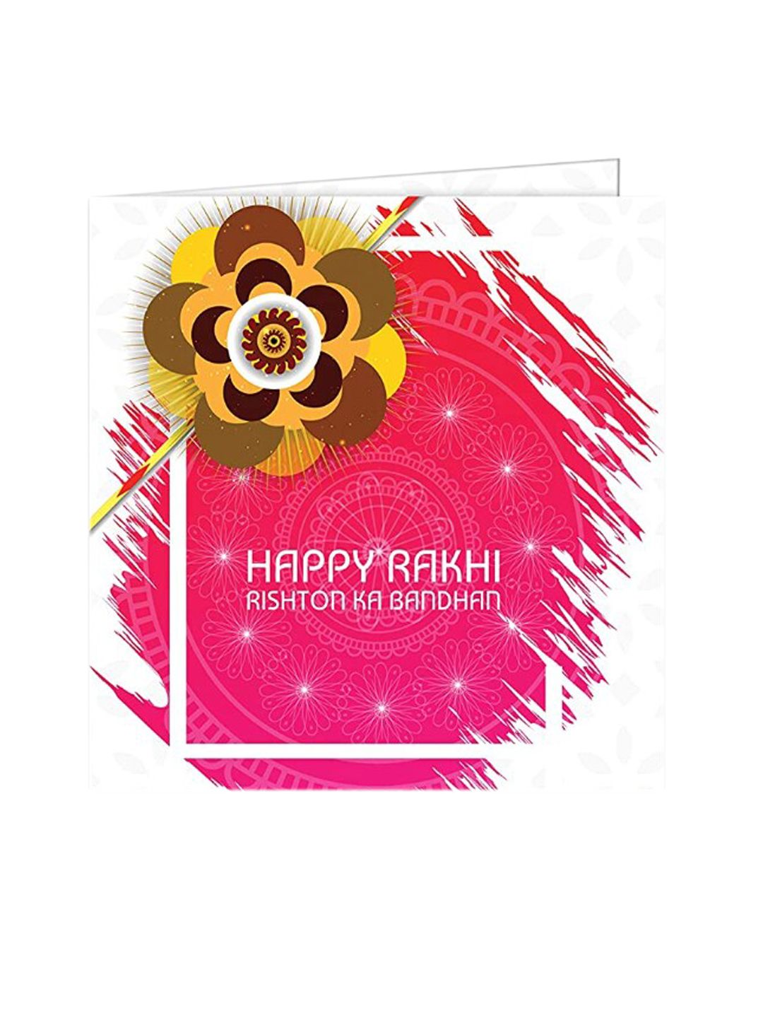 Anouk Unisex Set Of 2 Beaded Rakhi With Roli & Rice
