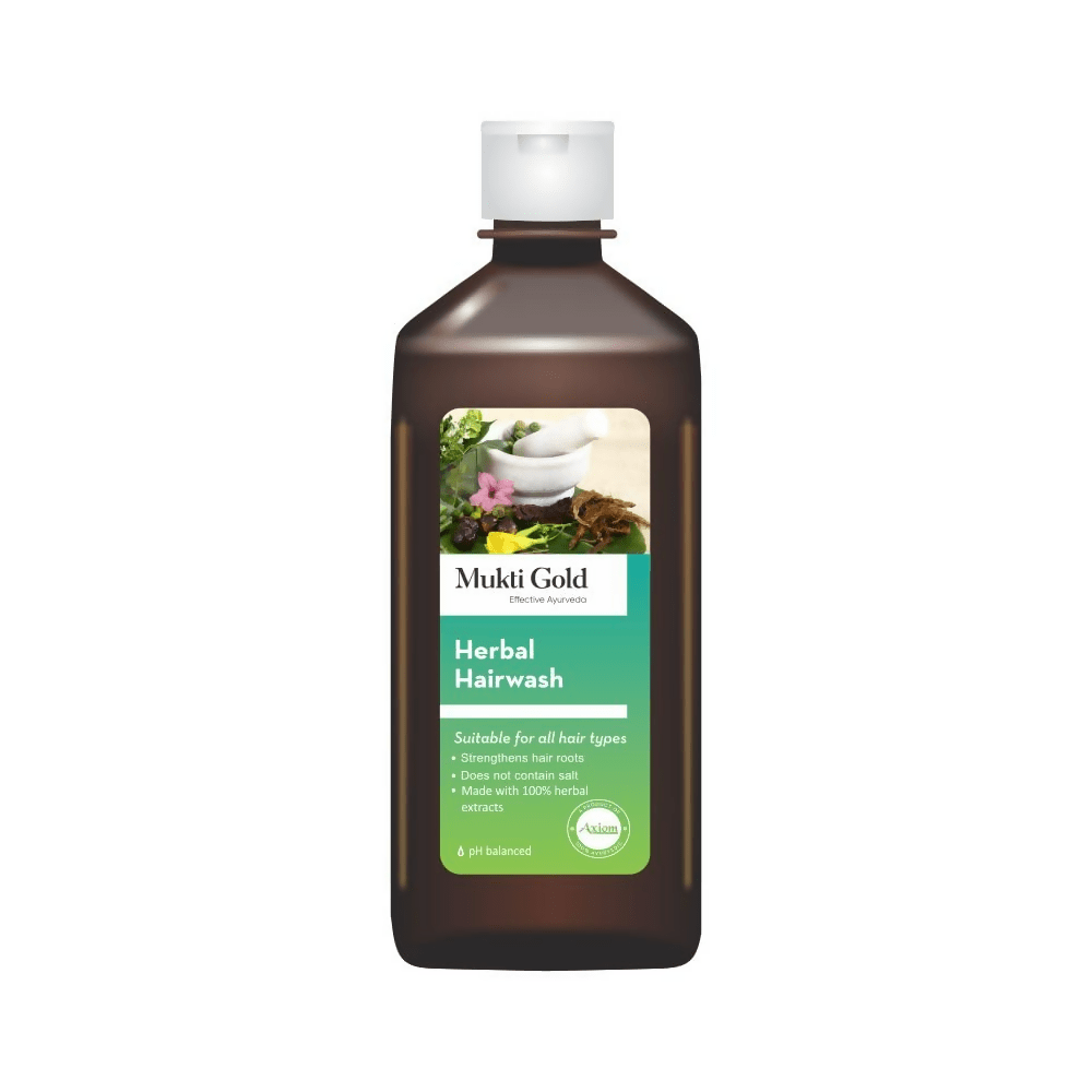 Axiom Mukti Gold Herbal Hair Wash (Flip Top)