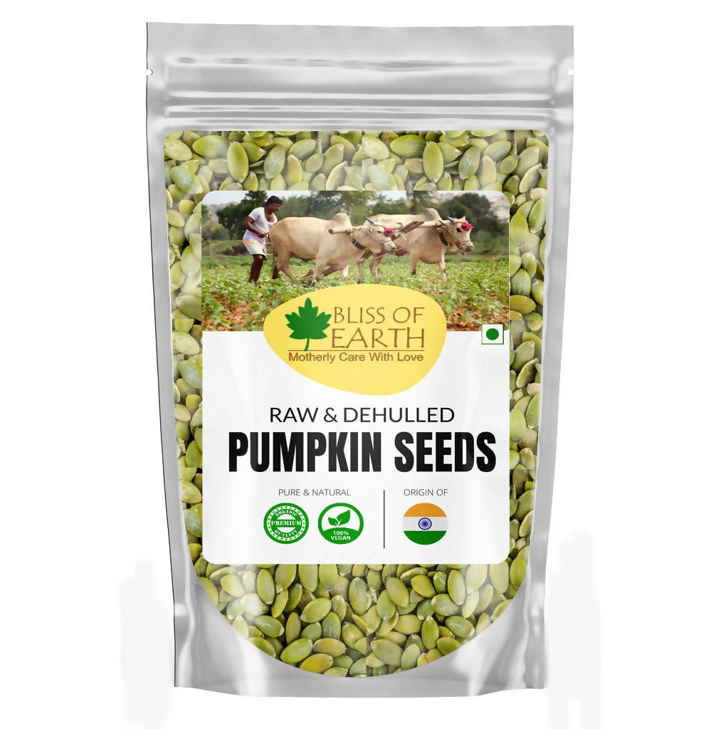 Bliss of Earth Raw & Dehulled Pumpkin Seeds - Indyancart