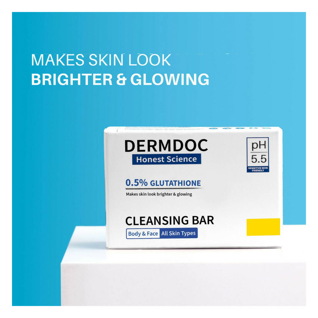 Dermdoc 0.5% Glutathione Cleansing Bar - Indyancart