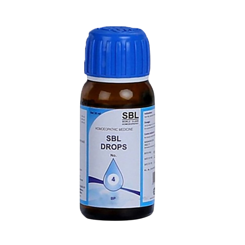 SBL Homeopathy Drops No. 4 (For BP)