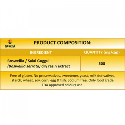 Sewfa Naturals Boswellia Extract Capsules