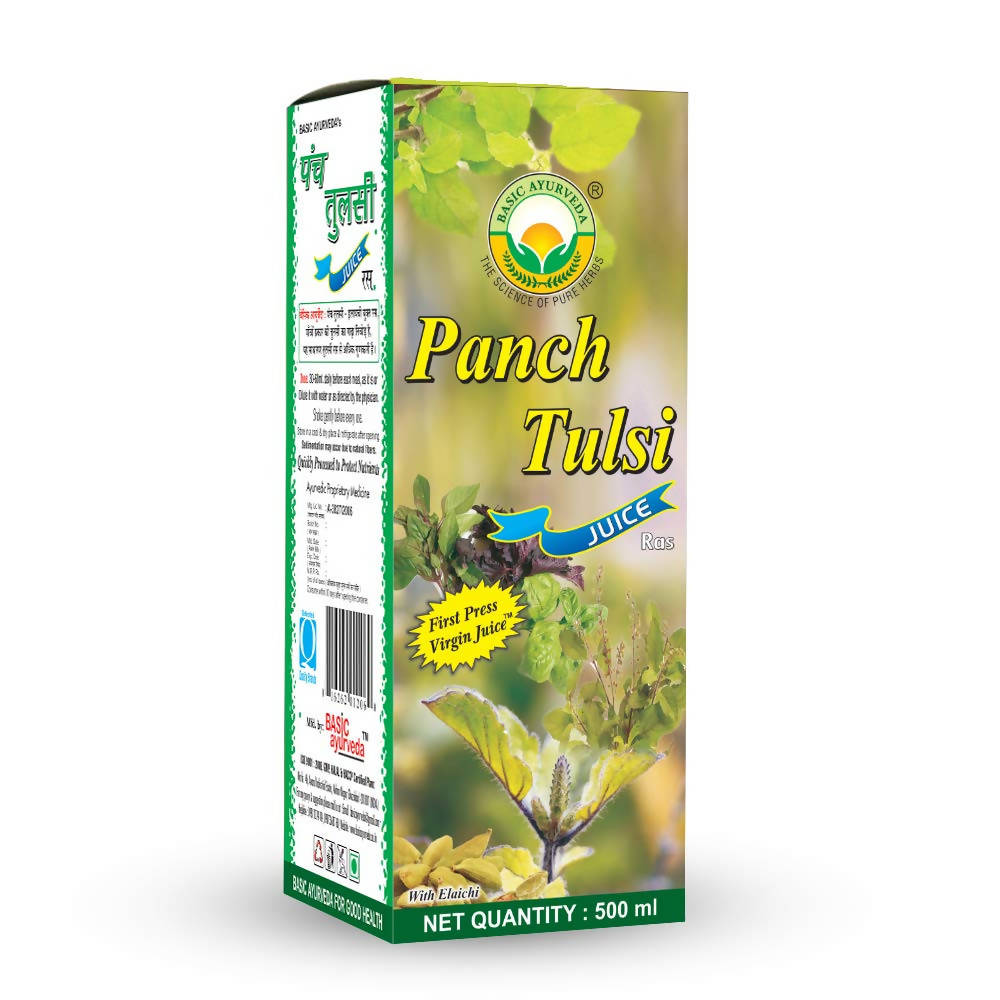 Basic Ayurveda Panch Tulsi Juice Ras - Limited Time Offer