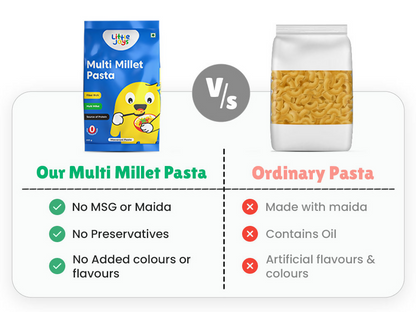 Little Joys Multi Millet Fusilli Pasta + Multi Millet Macaroni Pasta Combo