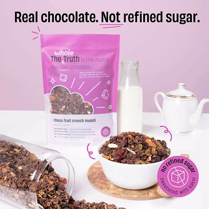 The Whole Truth Choco Fruit Crunch Muesli - Indyancart