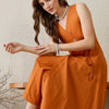Dhiyona IE Embroidered V-Neck Pure Cotton Tunic With Trouser