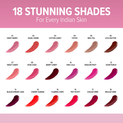 Mila Beaute 12 Hr Non-Transfer Locked-In Liquid Lipstick - Blackcurrant Cake
