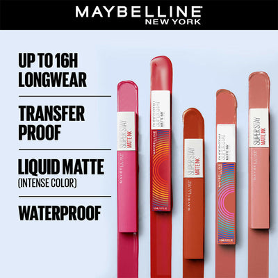 Maybelline New York Super Stay Matte Ink Liquid Lipstick - 25 Heroine