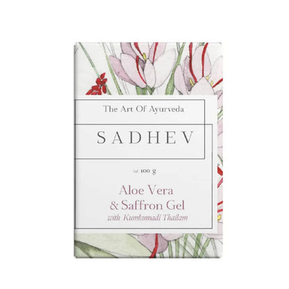 Sadhev Aloe Vera & Saffron Gel With Kumkumadi Thailam - Indyancart