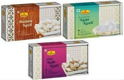 Haldiram's Nagpur Kaju Katli, Badam Katli, Mini Kaju Katli