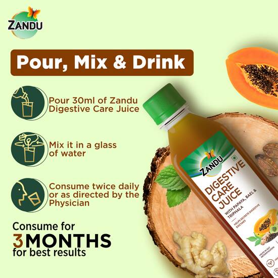 Zandu Digestive Care Juice - Indyancart