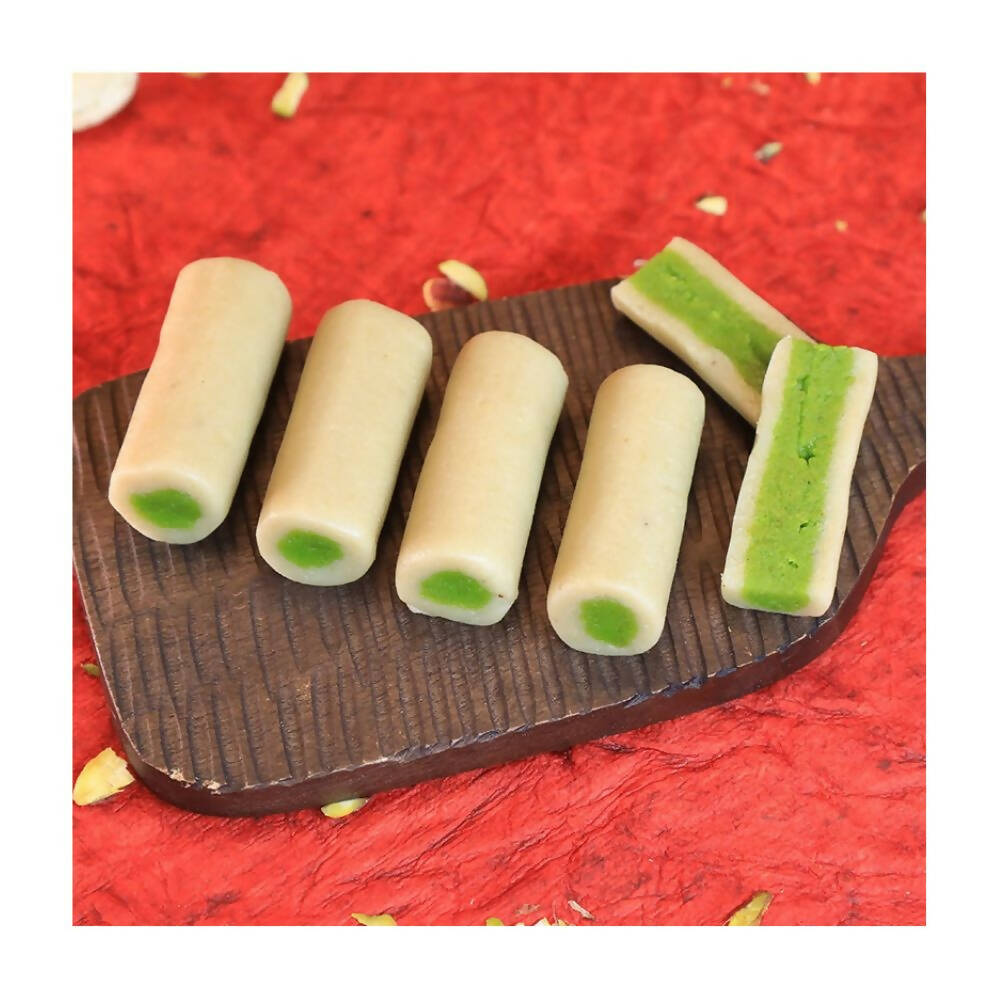 Olive Mithai Kaju Pista Roll
