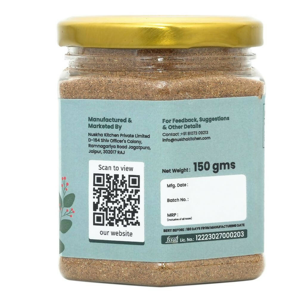 Nuskha Lodh Panjiri ready-to-cook herbal supplement in a traditional container, natural ingredients visible in the image.