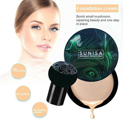Favon Sunisa Air Cushion CC Foundation with Puff - Indyancart