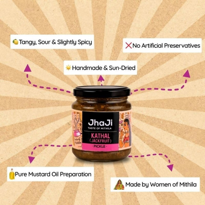 Jhaji Store Homemade Kathal ka Achar (Jackfruit) Pickle