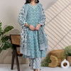 Dhiyona IE Women Ethnic Motifs Printed Regular Thread Work Pure Cotton Kurta with Trousers & With Dupatta