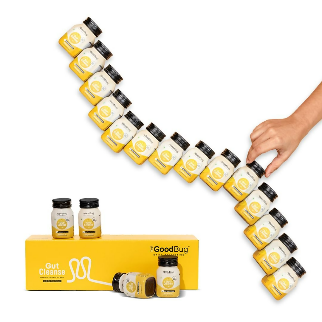 The Good Bug Gut Cleanse - 14 Prebiotic Colon Detox Shots (70ml Each)