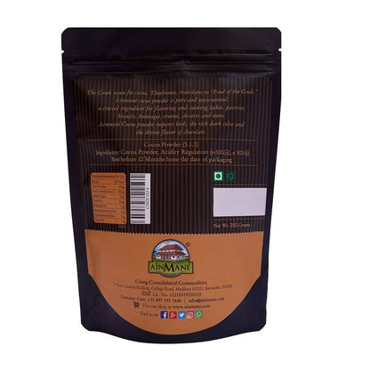 Ainmane Fine Dark Cocoa Powder - Indyancart